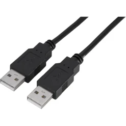 Computeraccessoires > Q-link USB kabel 2.0 USB-A male/male 2 meter zwart