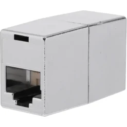 Computeraccessoires > Q-link UTP koppelstuk 8P RJ45 afgeschermd aluminium kleur