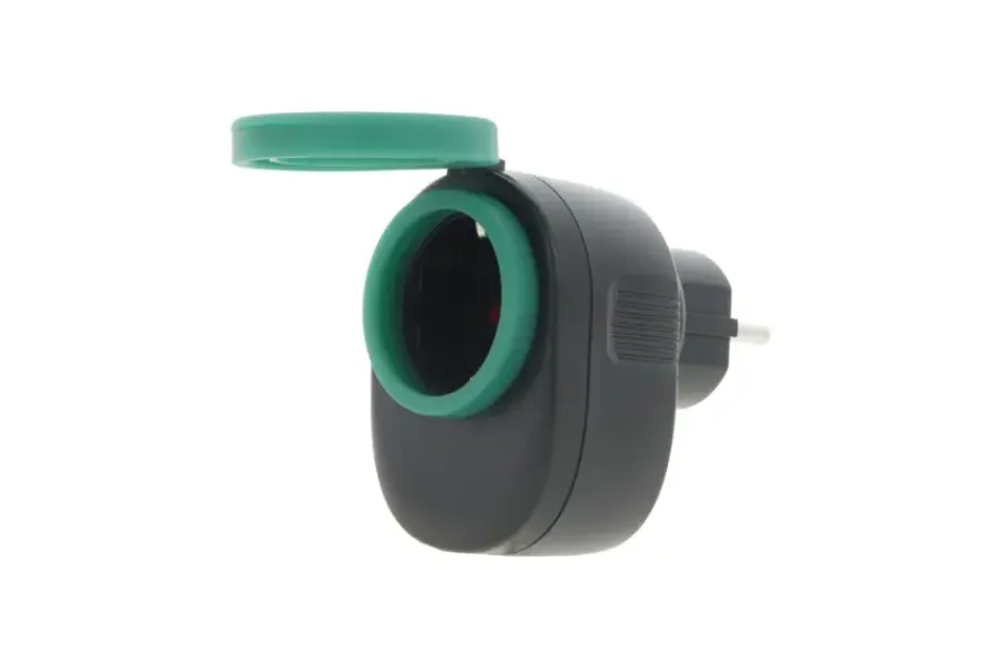Stekkers|Smart Schakelmateriaal > Qnect Slimme stekker Wifi IP44
