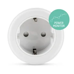 Stekkers|Smart Schakelmateriaal > Qnect Slimme stekker Wifi met Energiemeter
