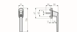 Raambeslag|Raamsluiting > Abus Raamboom FG110 zwart