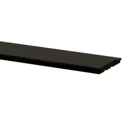 Vuren Geschaafd > Geen Rabatdeel vuren hout zwart 1,7 x 13,5 x 240 cm