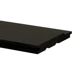 Vuren Geschaafd > Geen Rabatdeel vuren hout zwart 1,7 x 13,5 x 240 cm
