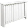 Radiatorbekleding Oxford wit 153x100 cm