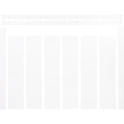 Radiatorpaneel Preston wit 153x100 cm