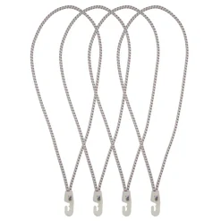 Rakband elastiek met haak 4mm 35cm 4 stuks
