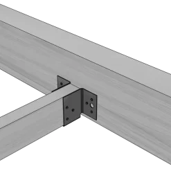 Houtverbinders|Houtverbinders > Geen Regeldrager 38x34x68 mm verzinkt