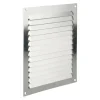 Renson ventilatierooster opbouw aluminium zilver 200x200 mm