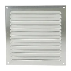 Renson ventilatierooster opbouw aluminium zilver 200x200 mm