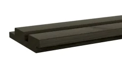 Vuren Geschaafd > Geen Rhombusprofiel vuren hout antraciet geschaafd 180 x 14,5 x 2,8 cm