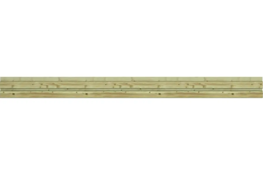 Vuren Geschaafd > Geen Rhombusprofiel vuren hout geschaafd 180 x 2,8 x 14,5 cm
