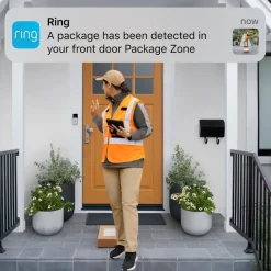Intercoms & Deurbellen|Elektronische Beveiliging > Ring Battery Video Deurbel Plus