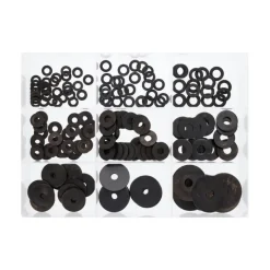 Ringenset RVS Zwart 200st
