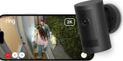 Elektronische Beveiliging > Ring Outdoor Camera Plus Battery Zwart 2K