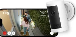 Elektronische Beveiliging > Ring Outdoor Camera Plus Battery Wit 2K