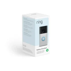 Intercoms & Deurbellen|Elektronische Beveiliging > Ring Video Deurbel Satijn Nikkel