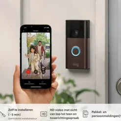 Intercoms & Deurbellen|Elektronische Beveiliging > Ring Video Deurbel Venetiaans Brons
