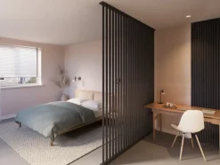 Houtenprofielen > Cando Green Roomdivider profiel schuin 45° lava eiken 2 stuks