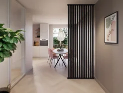 Houtenprofielen > Cando Green Roomdivider profiel schuin 45° lava eiken 2 stuks