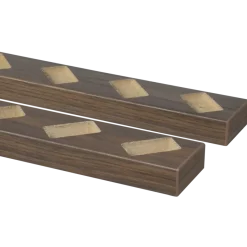 Wandpanelen|Houtenprofielen > CanDo Roomdivider profiel schuin 45° walnoot 2 stuks