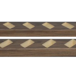 Wandpanelen|Houtenprofielen > CanDo Roomdivider profiel schuin 45° walnoot 2 stuks