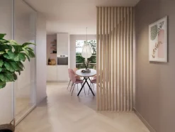 Houtenprofielen > Cando Green Roomdivider spijlen MDF natuur eiken 4 stuks