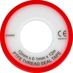 Toebehoren En Benodigdheden > Sanivesk Afdichtingstape PTFE 12mmx12m Gastec