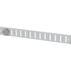Sanivesk afsluitbaar schuifrooster aluminium geanodiseerd 37x4 cm