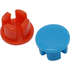 Sanitair Aansluitmateriaal > Sanivesk Afsluitplug Kunststof Rood + Blauw