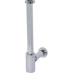 Afvoerbuizen & Hulpstukken > Sanivesk Bekersifon 5/4x32mm Rond Chroom