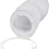 Sanivesk buis flexibel PVC wit Ø 125 mm 1,5 meter