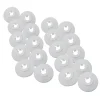 Toevoerbuizen & Hulpstukken|Kraanaccessoires > Sanivesk CV Buisrozet 22mm Wit 10 stuks