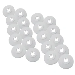 Toevoerbuizen & Hulpstukken|Kraanaccessoires > Sanivesk CV Buisrozet 22mm Wit 10 stuks