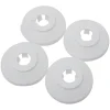 Toevoerbuizen & Hulpstukken|Kraanaccessoires > Sanivesk CV Buisrozet 12mm Wit 4 stuks
