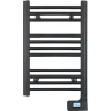 Sanivesk design radiator Lima elektrisch zwart 60 x 40 cm