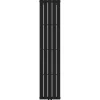 Sanivesk design radiator Negev zwart midden/onder aansluiting 180 x 37,6 cm