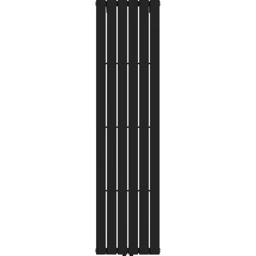 Sanivesk design radiator Negev zwart midden/onder aansluiting 180 x 45,2 cm