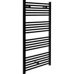 Sanivesk handdoekradiator Nairobi zwart 120 x 50 cm