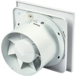 Sanivesk Inbouwventilator Design met timer vierkant Ø 125 mm