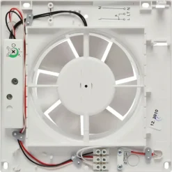 Sanivesk inbouwventilator Standaard met timer wit Ø 125 mm