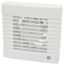 Sanivesk inbouwventilator Standaard met timer wit Ø 100 mm