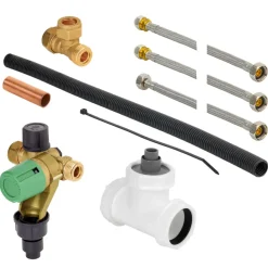 Toevoerbuizen & Hulpstukken > Sanivesk keukenboiler aansluitset 1/2"