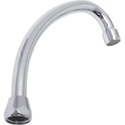 Sanivesk Kraanuitloop voor Wastafelkraan 15cm Chroom