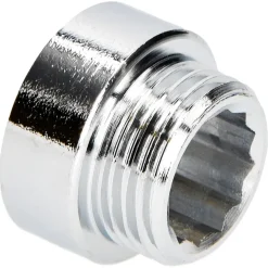 Sanitair Aansluitmateriaal > Sanivesk Kraanverlengstuk 1/2"Fx1/2"M L10mm Chroom