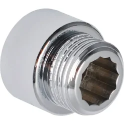 Sanitair Aansluitmateriaal > Sanivesk Kraanverlengstuk 1/2"Fx1/2"M L15mm Chroom