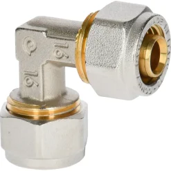 Sanitair Aansluitmateriaal > Sanivesk Meerlagen Knel Knie 16x16mm 3 stuks