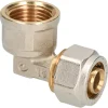 Sanitair Aansluitmateriaal > Sanivesk Meerlagen Knel Knie 16mmx1/2"F 3 stuks
