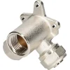 Sanitair Aansluitmateriaal > Sanivesk Meerlagen Knel Muurplaat Hoek 16mmx1/2"Fx16mm