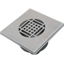 Afvoerbuizen & Hulpstukken > Sanivesk Newark Doucheput Recht 150x150mm RVS
