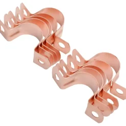 Toevoerbuizen & Hulpstukken|Kraanaccessoires > Sanivesk Roodkoper Zadel Laag Enkel 22mm 10 stuks